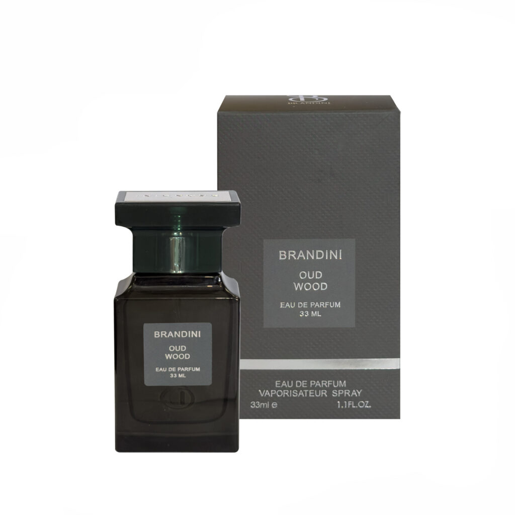 عطر جیبی 33 میل مردانه برندینی مدل عود وود تام فورد