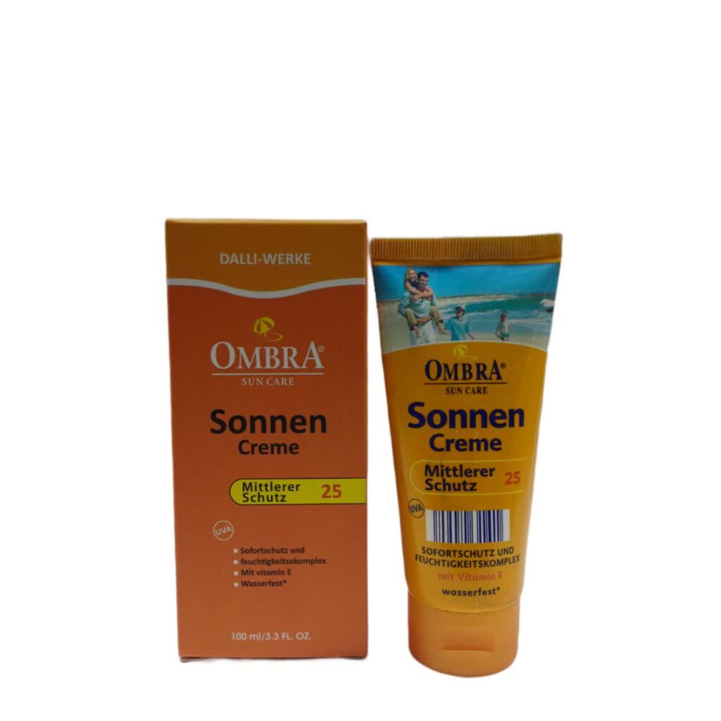 کرم ضد آفتاب spf25 سفید اومبرا حجم ۱۰۰ میلی لیتر