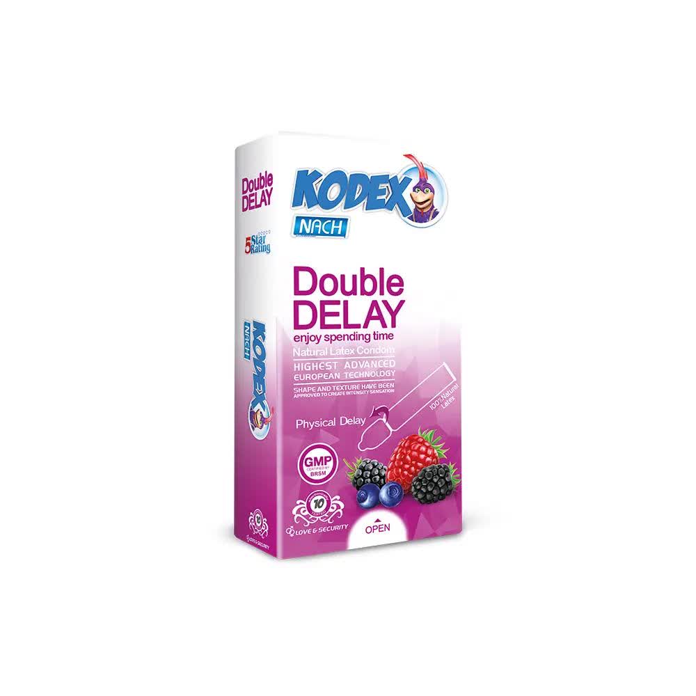 کاندوم کدکس تاخیری دابل دیلی Double Delay بسته ۱۰ عددی کاندوم کدکس تاخیری دابل دیلی Double Delay بسته ۱۰ عددی
